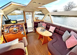 Interior image of boat